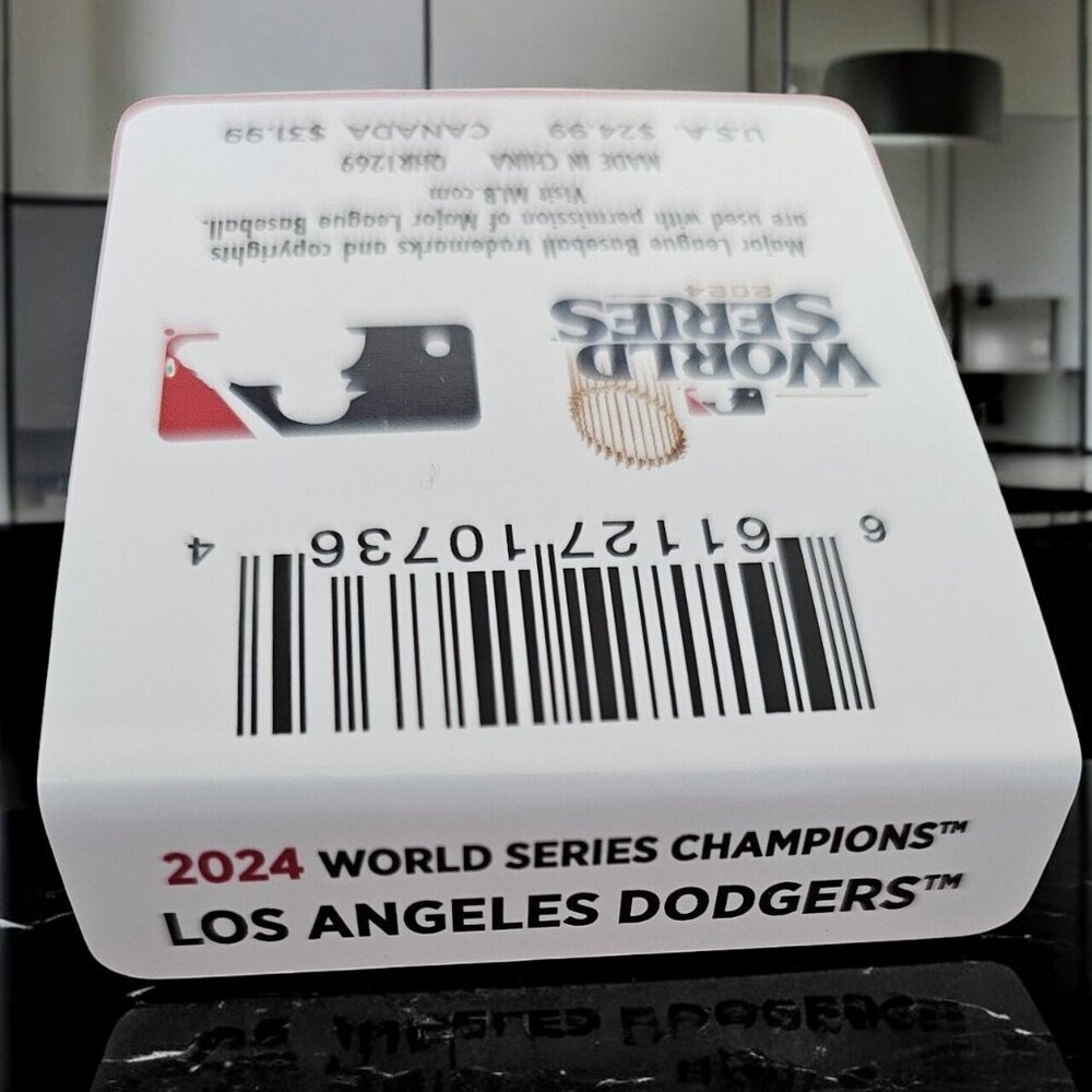 2024 World Series Champions Los Angeles Dodgers Hallmark Keepsake Ornament - Picture 8 of 9